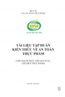 Tài liệu tập huấn kiến thức về an toàn thực phẩm & HACCP